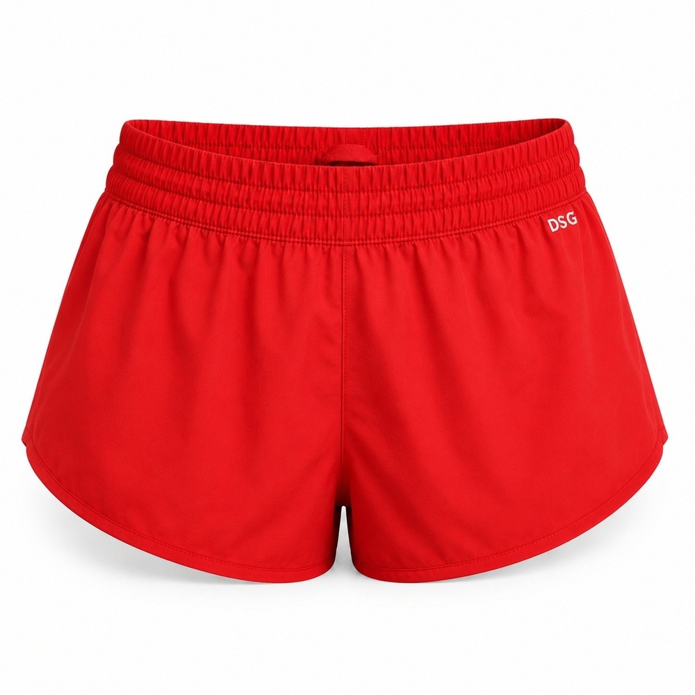 DSG Running Shorts Women Large Red Good Condition Built-in Liner DAW39320AZ